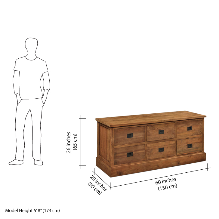 Rhome Chest Of Drawers (Brown)